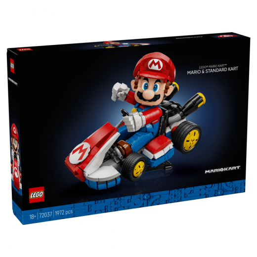 LEGO Mario Kart - Mario & Standard Kart i gruppen LEKSAKER / LEGO / LEGO Super Mario hos Spelexperten (72037)