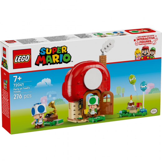 LEGO Super Mario - Kalas i Toads hus i gruppen LEKSAKER / LEGO / LEGO Super Mario hos Spelexperten (72041)