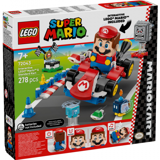LEGO Super Mario - Interaktiv Mario & Standard Kart i gruppen LEKSAKER / LEGO / LEGO Super Mario hos Spelexperten (72043)
