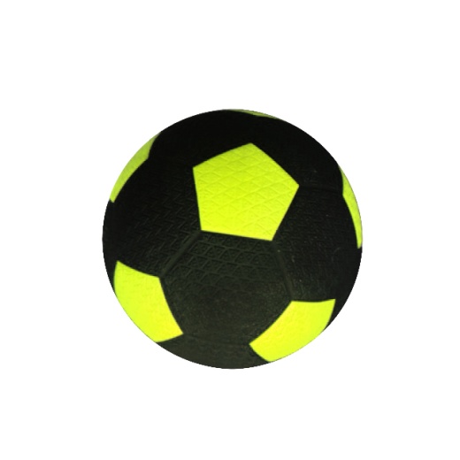 Fotboll Rubber Black Yellow sz 5 i gruppen UTOMHUSSPEL / Bollar hos Spelexperten (724093)