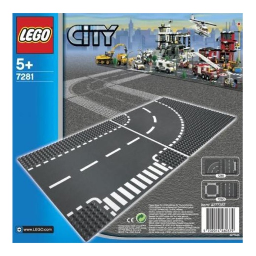 LEGO City T- Korsning och kurva 7281 i gruppen  hos Spelexperten (7281)