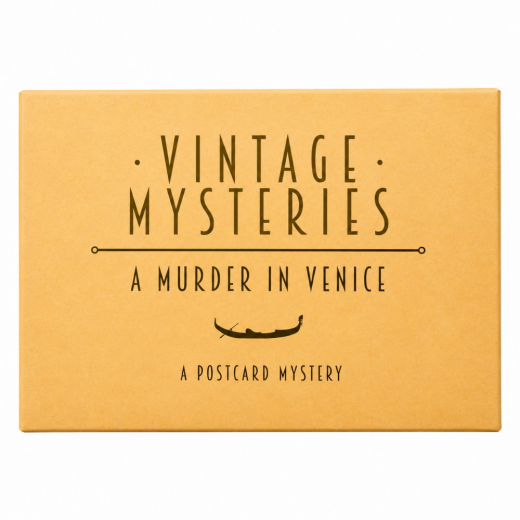 Vintage Mysteries - A Murder in Venice i gruppen SÄLLSKAPSSPEL / Escape Room / Mordgåtor & utredningar hos Spelexperten (7350138261105)