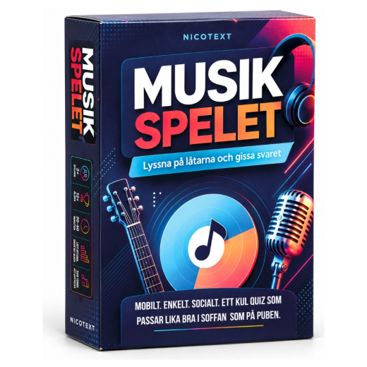 Musikspelet i gruppen SÄLLSKAPSSPEL / Musikspel hos Spelexperten (7350158461530)