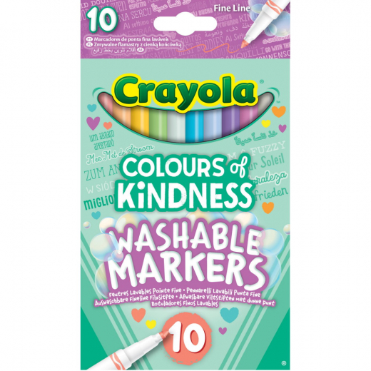 Crayolas Washable Markers 10 st i gruppen LEKSAKER / Skapa & måla / Skriva och Rita / Pennor & Kritor hos Spelexperten (74024002)