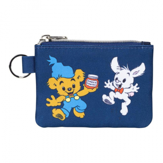 Bamse Börs Mörkblå 12 x 8 cm i gruppen LEKSAKER / Barn & baby / Ryggsäckar & väskor hos Spelexperten (74300308)