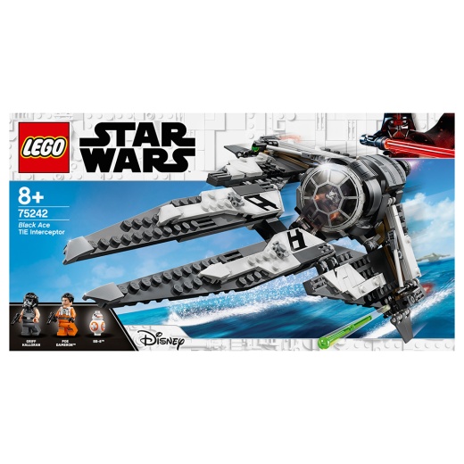 LEGO Star Wars - Black Ace TIE Interceptor 75242 i gruppen  hos Spelexperten (75242)