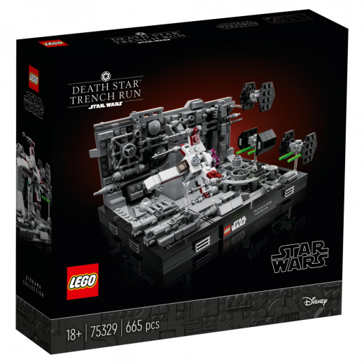 LEGO Star Wars - Death Star Trench Run Diorama i gruppen  hos Spelexperten (75329)