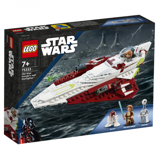 LEGO Star Wars - Obi-Wan Kenobi's Jedi Starfighter i gruppen LEKSAKER / LEGO / LEGO Star Wars hos Spelexperten (75333)