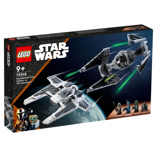 LEGO Star Wars - Mandalorian Fang Fighter vs TIE Interceptor i gruppen LEKSAKER / LEGO / LEGO Star Wars hos Spelexperten (75348)