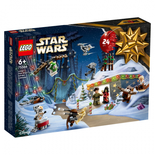 LEGO Adventskalender - Star Wars adventskalender 2023 i gruppen LEKSAKER / LEGO / LEGO adventskalender hos Spelexperten (75366)