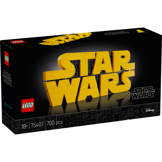 LEGO Star Wars - Brick-Built Star Wars Logo i gruppen LEKSAKER / LEGO / LEGO Star Wars hos Spelexperten (75407)