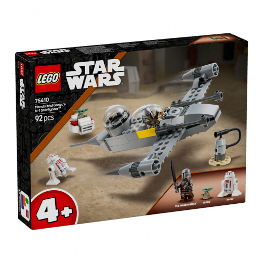 LEGO Star Wars - Mando and Grogu's N-1 Starfighter i gruppen LEKSAKER / LEGO / LEGO Star Wars hos Spelexperten (75410)