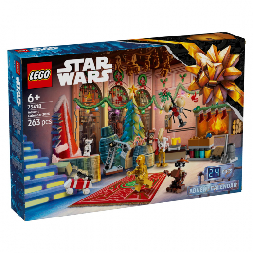LEGO Adventskalender - Star Wars 2025 i gruppen LEKSAKER / LEGO / LEGO Adventskalender hos Spelexperten (75418)