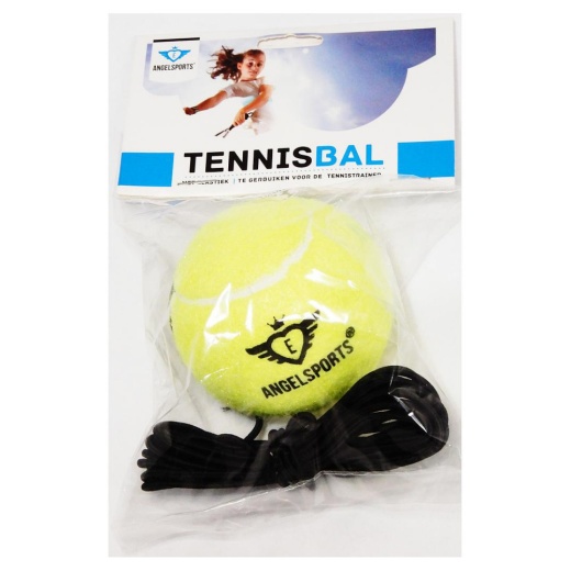 Angel Sports tennisboll med elastiskt band i gruppen UTOMHUSSPEL / Mini Tennis hos Spelexperten (755005)