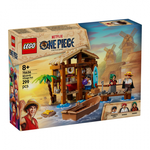 LEGO One Piece- Hydda i Väderkvarnsbyn i gruppen LEKSAKER / LEGO / LEGO One Piece hos Spelexperten (75636)