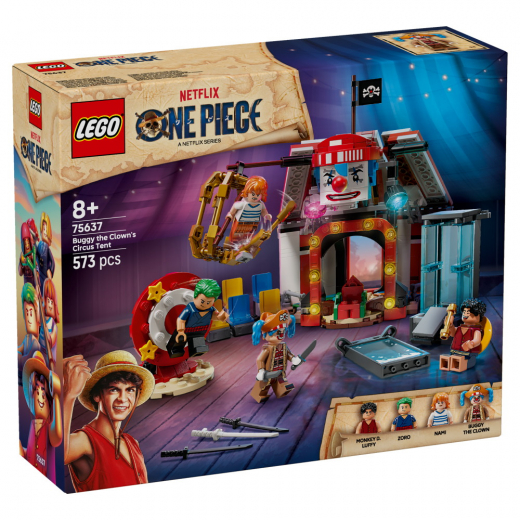 LEGO One Piece - Clownen Buggys cirkustält i gruppen LEKSAKER / LEGO / LEGO One Piece hos Spelexperten (75637)