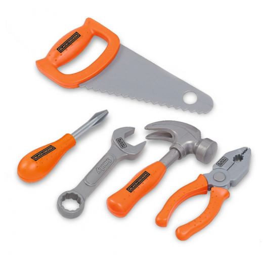 Black & Decker - Verktygsset i gruppen LEKSAKER / Rollek / Leksaksverktyg hos Spelexperten (7600360188)