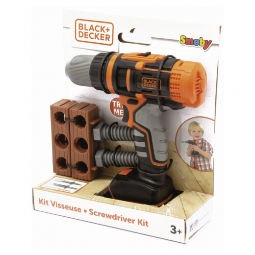 Black & Decker - Mekanisk Skruvdragare i gruppen LEKSAKER / Rollek / Leksaksverktyg hos Spelexperten (7600360194)