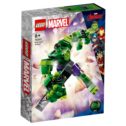 LEGO Marvel - Hulk i robotrustning i gruppen LEKSAKER / LEGO / LEGO Marvel hos Spelexperten (76241)