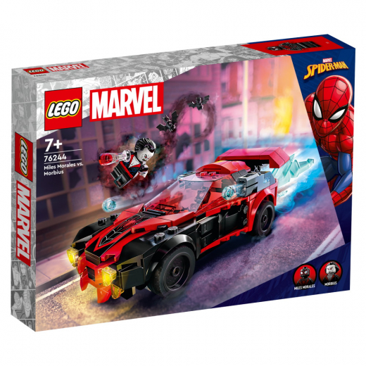 LEGO Marvel - Miles Morales mot Morbius i gruppen LEKSAKER / LEGO / LEGO Marvel hos Spelexperten (76244)