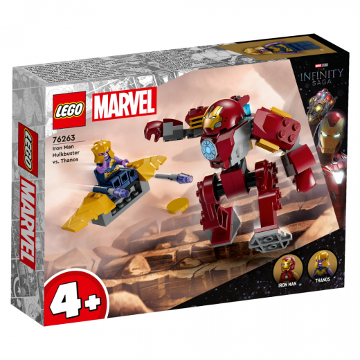 LEGO Marvel - Iron Man Hulkbuster mot Thanos i gruppen LEKSAKER / LEGO / LEGO Marvel hos Spelexperten (76263)