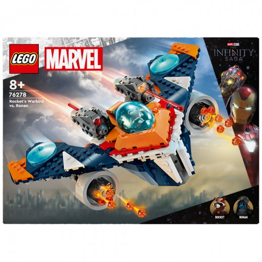 LEGO Marvel - Rockets Warbird mot Ronan i gruppen LEKSAKER / LEGO / LEGO Marvel hos Spelexperten (76278)