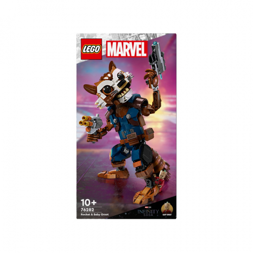 LEGO Marvel - Rocket & Baby Groot i gruppen LEKSAKER / LEGO / LEGO Marvel hos Spelexperten (76282)