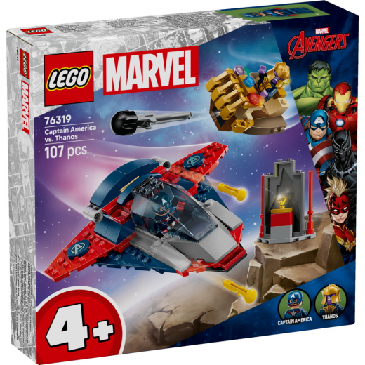 LEGO Marvel - Captain America mot Thanos i gruppen LEKSAKER / LEGO / LEGO Marvel hos Spelexperten (76319)