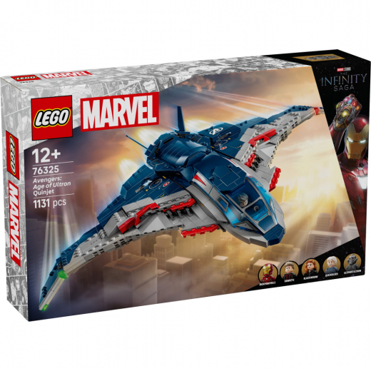 LEGO Marvel - Avengers: Age of Ultron Quinjet i gruppen LEKSAKER / LEGO / LEGO Marvel hos Spelexperten (76325)