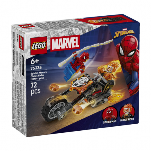 LEGO Marvel -Spider-Man Mot Ghost Rider På Motorcykel i gruppen LEKSAKER / LEGO / LEGO Marvel hos Spelexperten (76335)