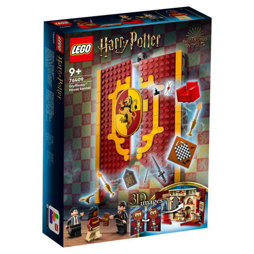 LEGO Harry Potter - Gryffindor elevhemsbanderoll i gruppen  hos Spelexperten (76409)