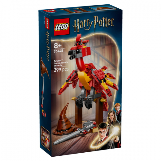 LEGO Harry Potter - Fawkes Dumbledores fenixfågel i gruppen LEKSAKER / LEGO / LEGO Harry Potter hos Spelexperten (76448)