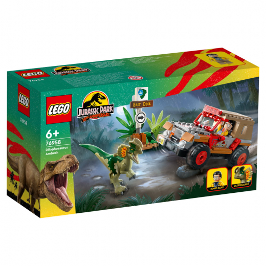 LEGO Jurassic World - Dilophosaurusbakhåll i gruppen LEKSAKER / LEGO / LEGO Jurassic World hos Spelexperten (76958)