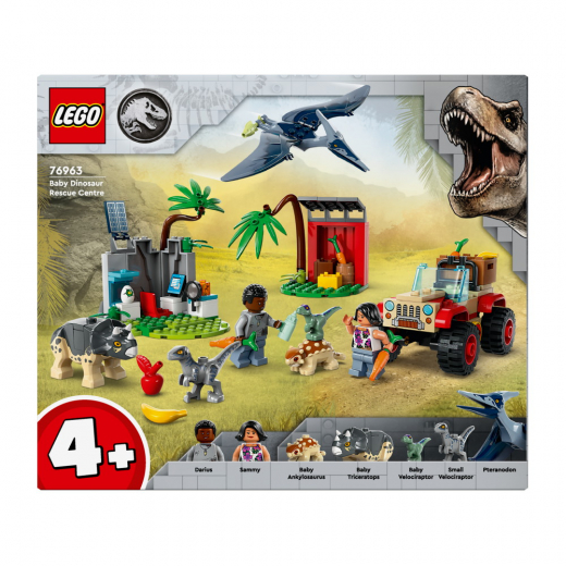 LEGO Jurassic World - Räddningscenter för dinosaurieungar i gruppen LEKSAKER / LEGO / LEGO Jurassic World hos Spelexperten (76963)
