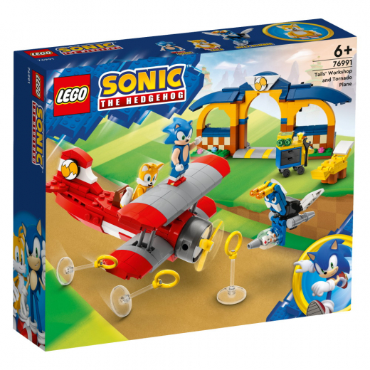 LEGO Sonic - Tails verkstad och tornadoplan i gruppen LEKSAKER / LEGO / LEGO Sonic hos Spelexperten (76991)