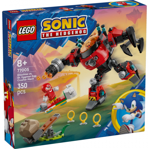 LEGO Sonic - Knuckles mot Dr. Eggmans Egg Crusher robot i gruppen LEKSAKER / LEGO / LEGO Sonic hos Spelexperten (77005)