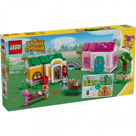 LEGO Animal Crossing - Kreativa hus: roliga årstider i gruppen LEKSAKER / LEGO / LEGO Animal Crossing hos Spelexperten (77057)