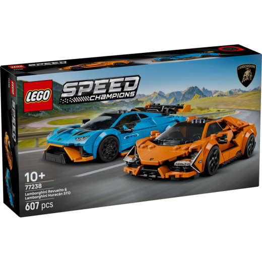 LEGO Speed Champions - Lamborghini Revuelto & Huracán STO i gruppen LEKSAKER / LEGO / LEGO Speed Champions hos Spelexperten (77238)
