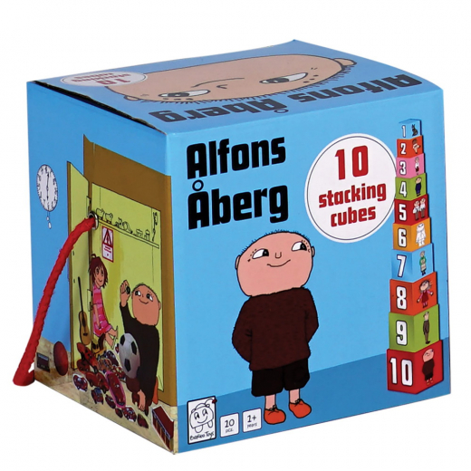 Alfons Åberg Stacking Cubes i gruppen LEKSAKER / Barn & baby / Barn & babyleksaker hos Spelexperten (7810)