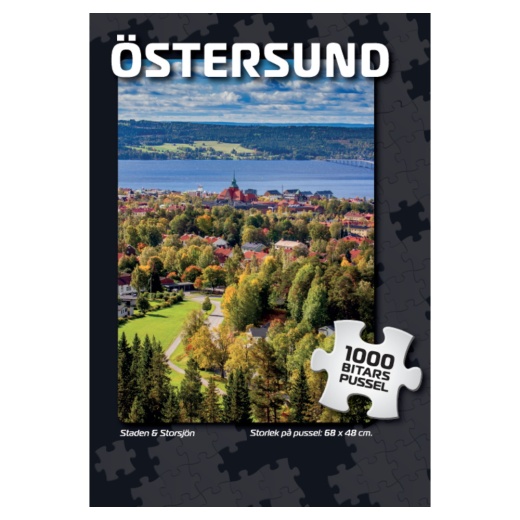 Svenska Pussel: Östersund Staden & Storsjön 1000 Bitar i gruppen PUSSEL / 1000 bitar hos Spelexperten (7862)