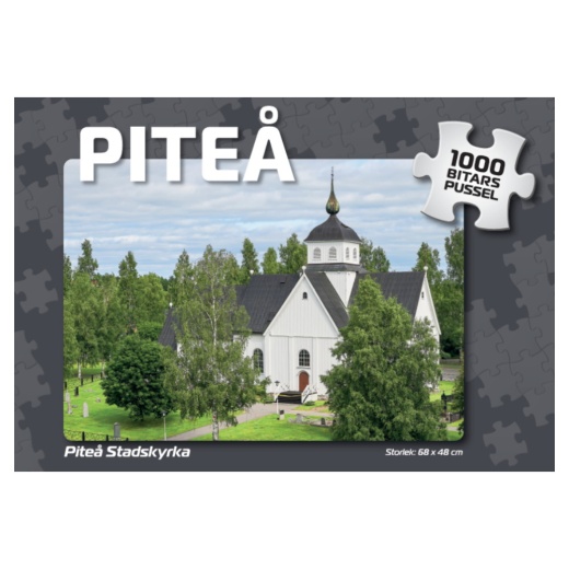 Svenska Pussel: Piteå Stadskyrka 1000 Bitar i gruppen PUSSEL / 1000 bitar hos Spelexperten (7874)