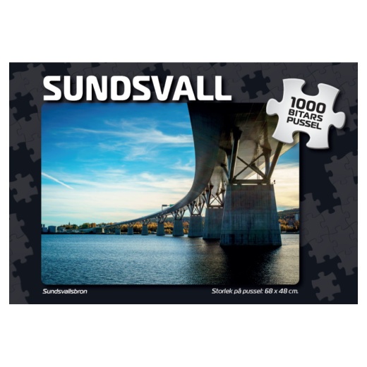 Svenska Pussel: Sundsvallsbron 1000 Bitar i gruppen Nyheter hos Spelexperten (7877)
