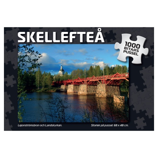 Svenska Pussel: Skellefteå Lejonströmsbron 1000 Bitar i gruppen PUSSEL / 1000 bitar hos Spelexperten (7972)