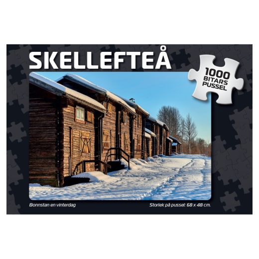 Svenska Pussel: Skellefteå Bonnstan en vinterdag 1000 Bitar i gruppen Nyheter hos Spelexperten (7973)