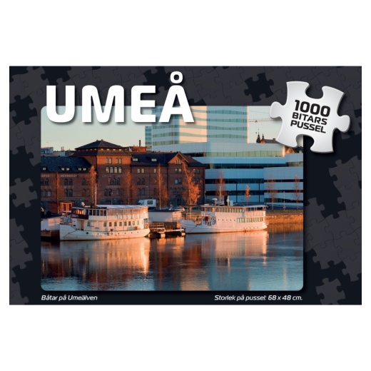 Svenska Pussel: Umeå Båtar på Umeälven 1000 Bitar i gruppen PUSSEL / 1000 bitar hos Spelexperten (7977)