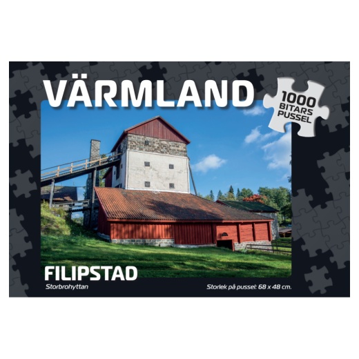 Svenska Pussel: Filipstad Storbrohyttan 1000 Bitar i gruppen Nyheter hos Spelexperten (7996)