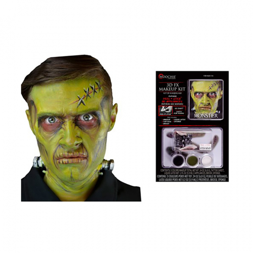3D kit Ansikte - Frankenstein i gruppen LEKSAKER / Maskerad hos Spelexperten (7FX3D04)