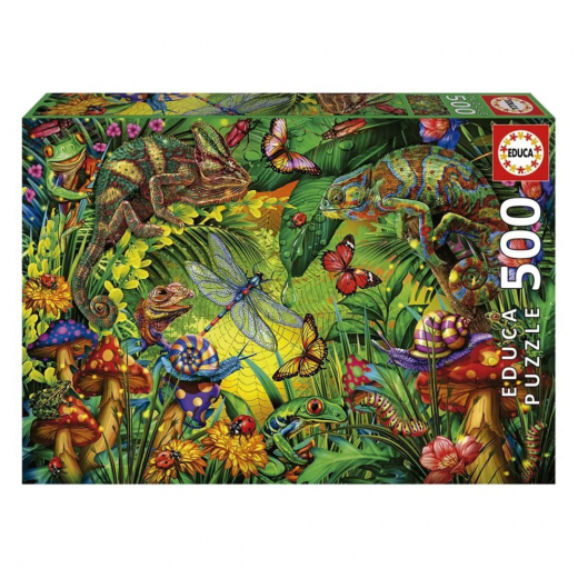 Educa Pussel: Colourful Forest 500 Bitar i gruppen  hos Spelexperten (80-19551)