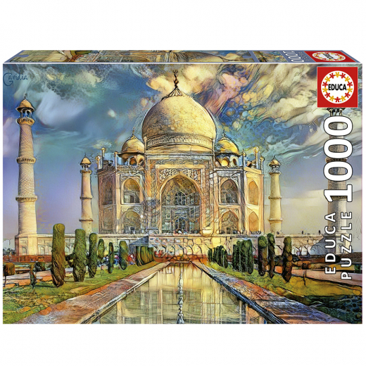 Educa pussel: Taj Mahal 1000 bitar i gruppen PUSSEL / 1000 bitar hos Spelexperten (80-19613)