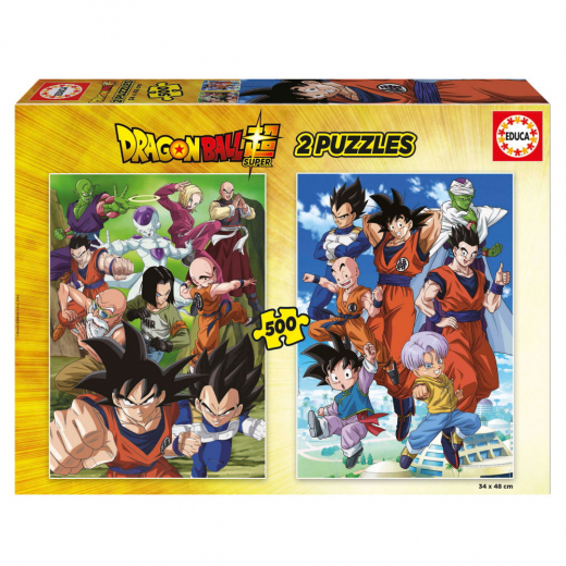 Educa Pussel Dragon Ball 2x500 Bitar i gruppen PUSSEL / Educa hos Spelexperten (80-19915)